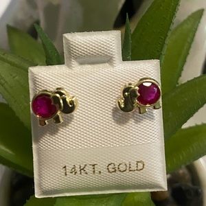 14k gold elephant earnings